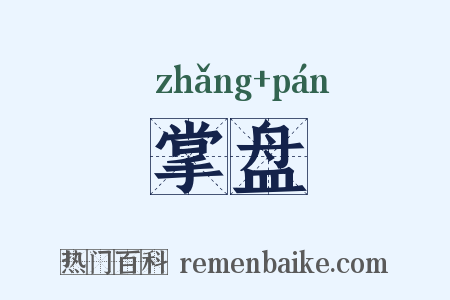 掌盘是什么意思的图片